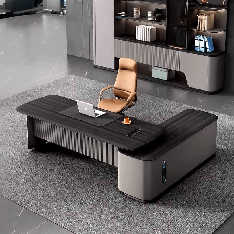 Dulce ยท Modern L-Shaped Executive Desk