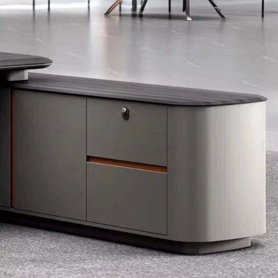 Dulce ยท Modern L-Shaped Executive Desk
