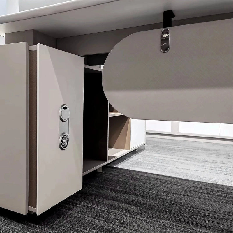 East · Modern L-Shaped Executive Desk