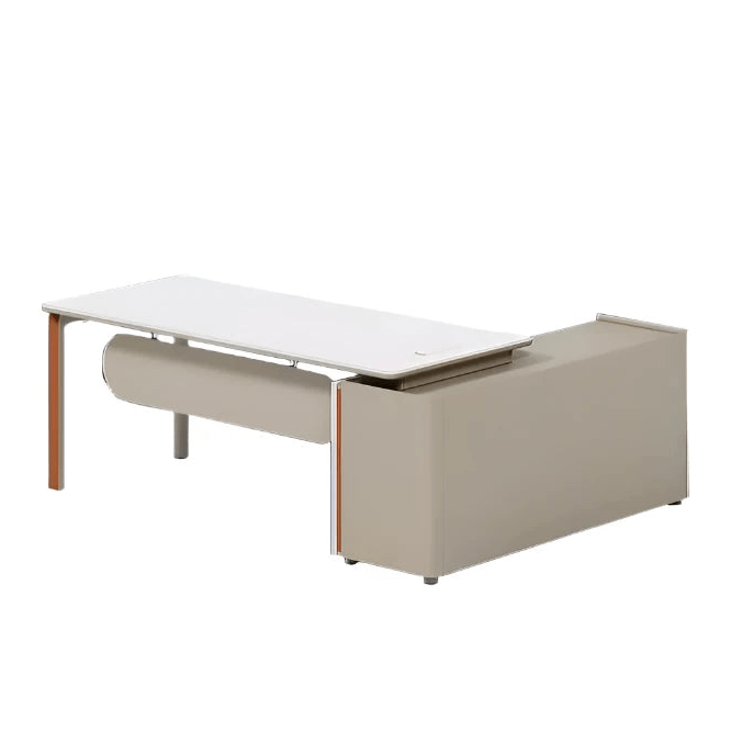East · Modern L-Shaped Executive Desk