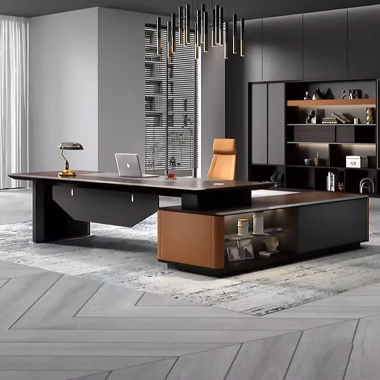 Edgar · Modern L-Shaped Executive Desk