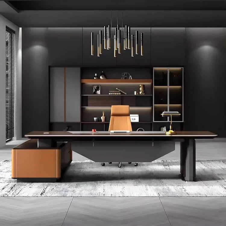 Edgar · Modern L-Shaped Executive Desk