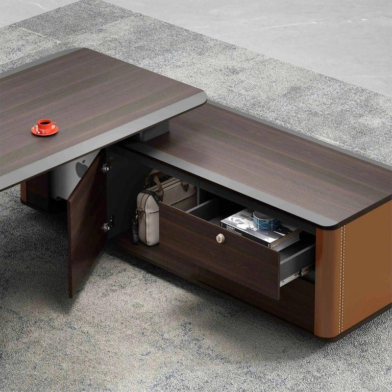 Edgar · Modern L-Shaped Executive Desk