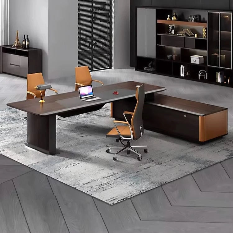 Edgar · Modern L-Shaped Executive Desk
