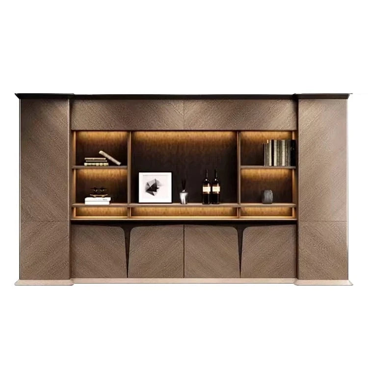 Edward · Office Shelves w/ Integrated Lighting & Storage