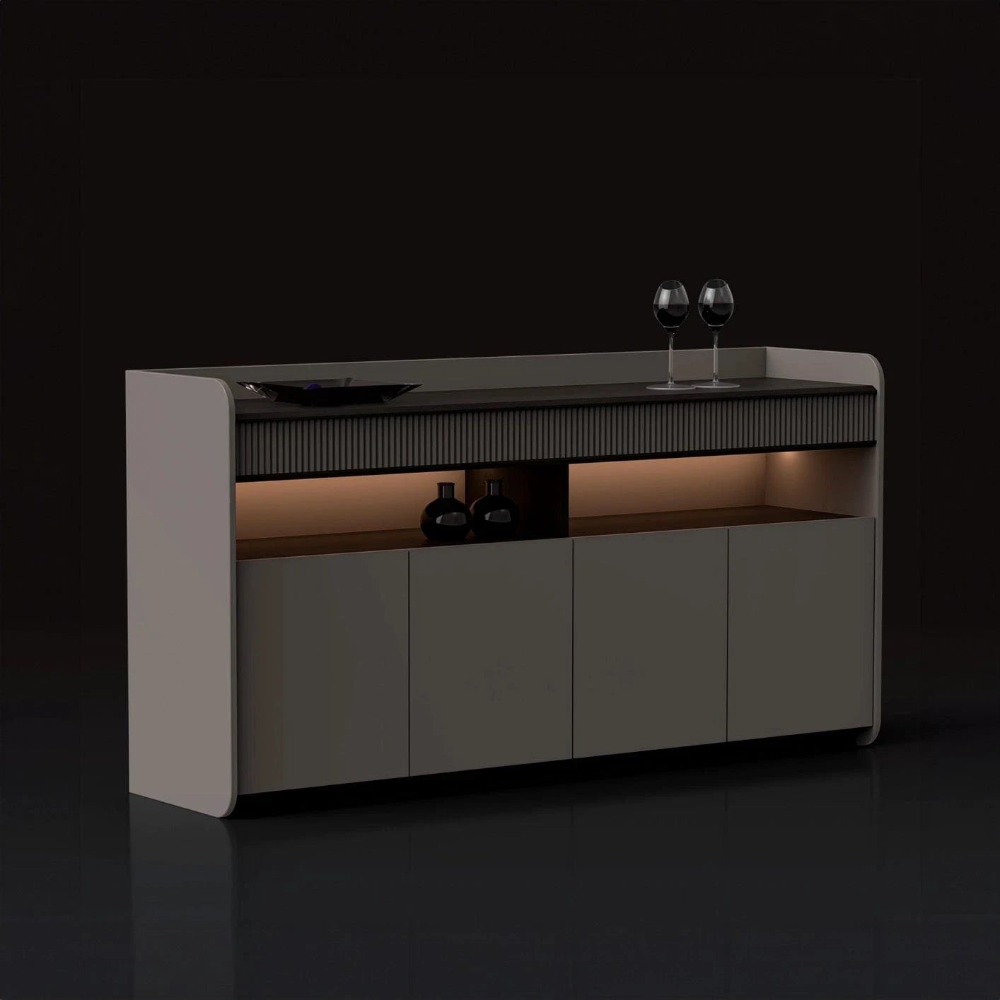 Elena · Office Credenza Cabinet Sideboard