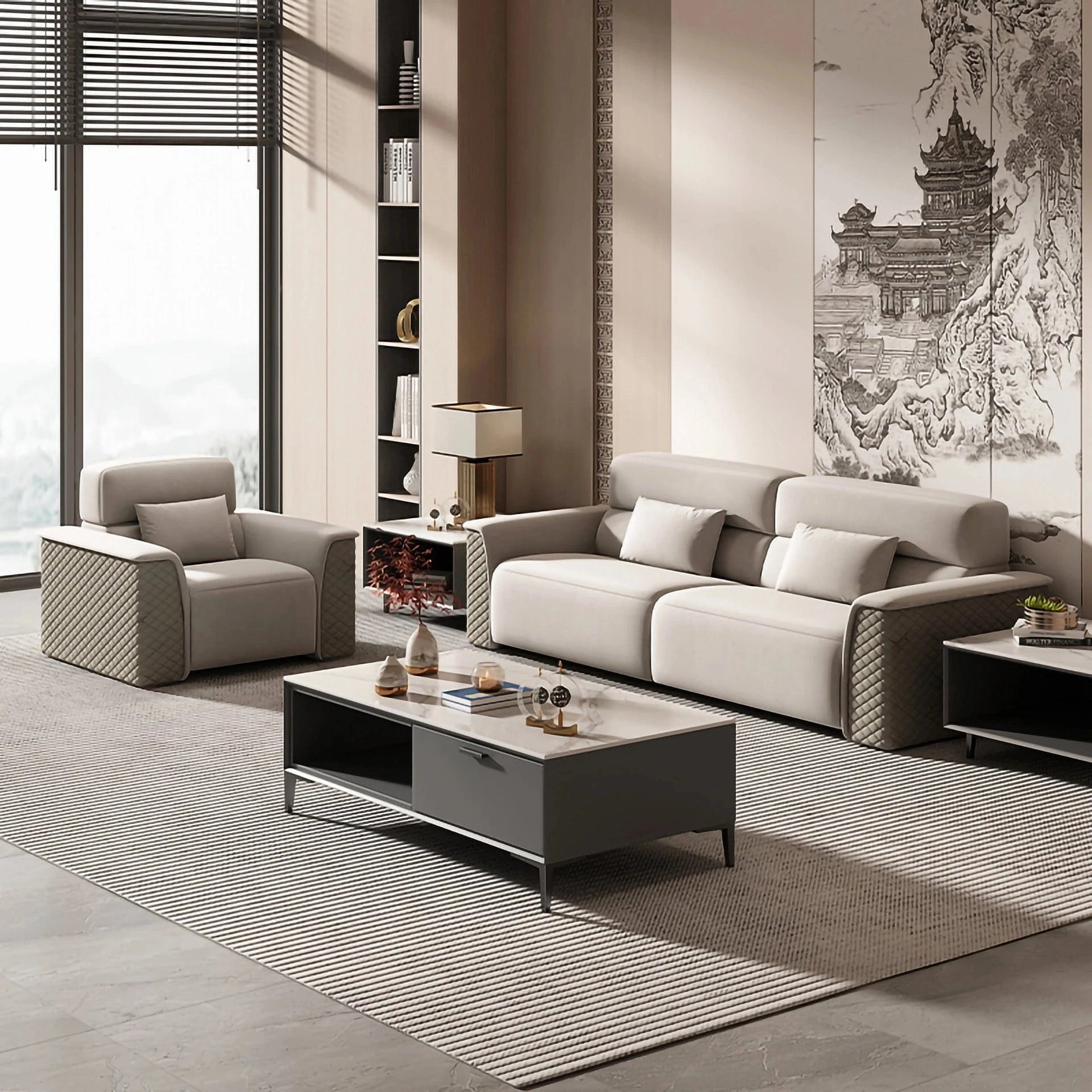 Eliott · Modern Office Waiting Area Lounge Seating Set
