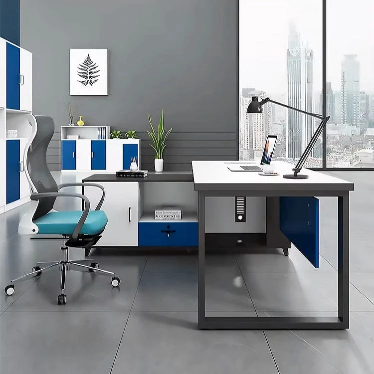 Elyse · Modern L-Shaped Executive Desk