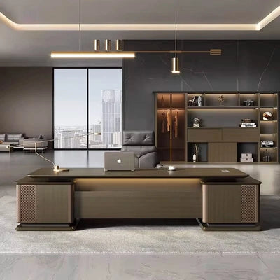 Emilio ยท Modern L-Shaped Executive Desk