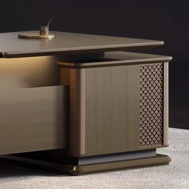 Emilio ยท Modern L-Shaped Executive Desk