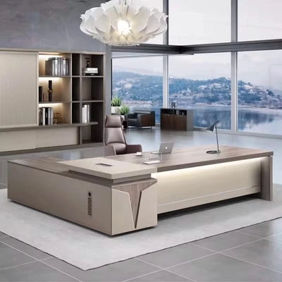 Enrique ยท Modern L-Shaped Executive Desk