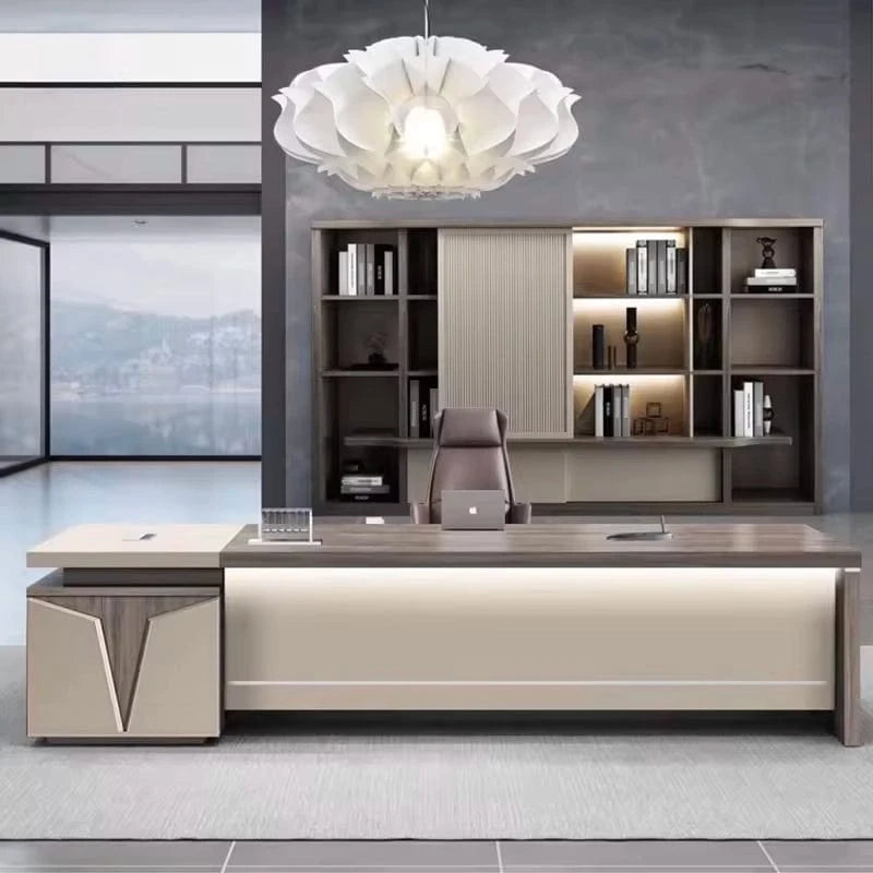 Enrique ยท Modern L-Shaped Executive Desk