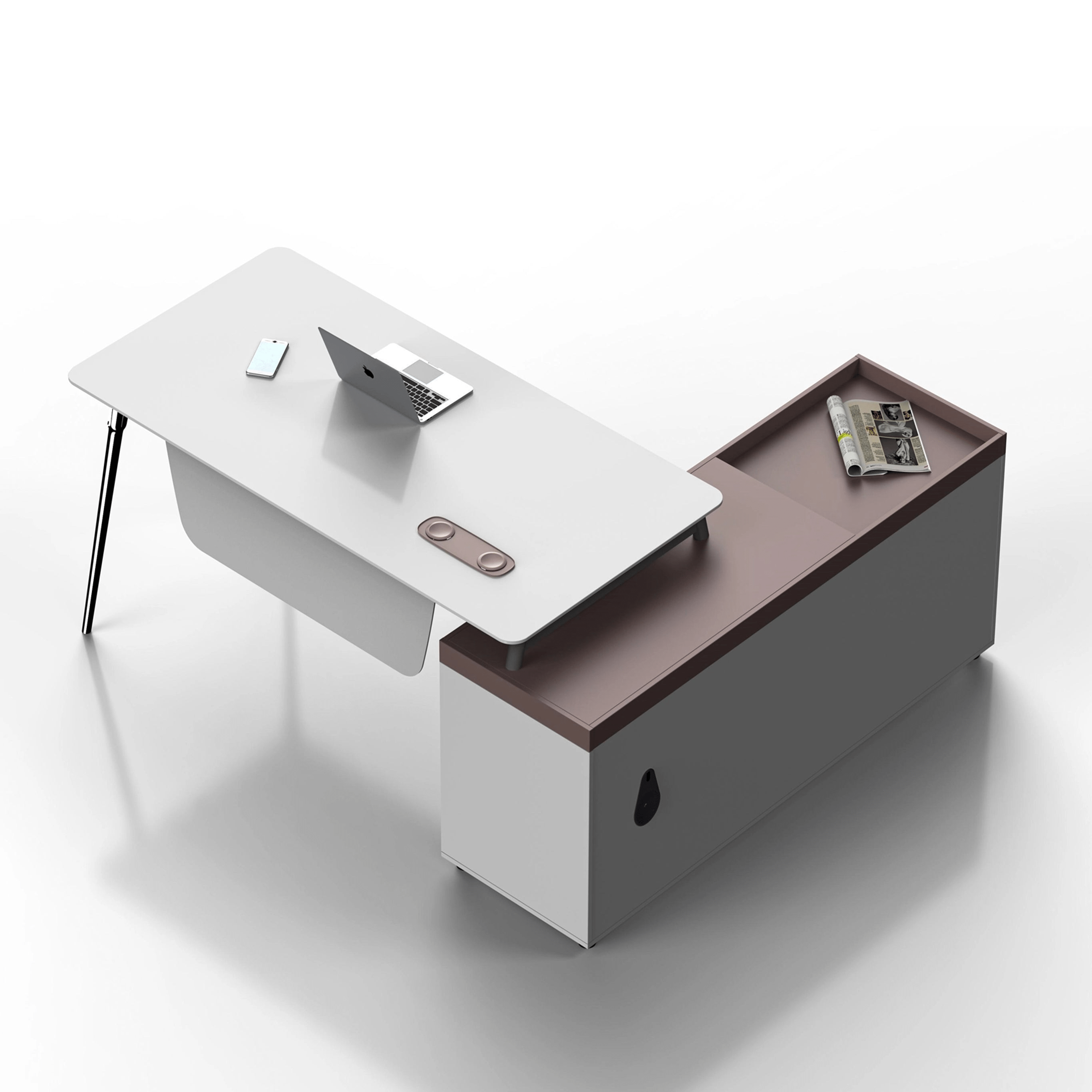 Etta · Modern L-Shaped Executive Desk