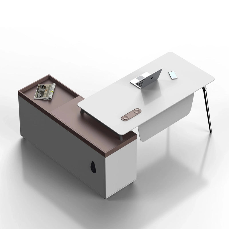 Escritorio ejecutivo en forma de L Etta de 73