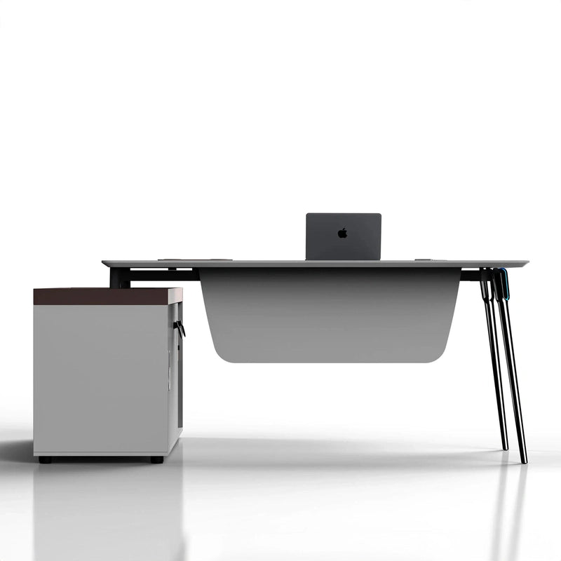 Escritorio ejecutivo en forma de L Etta de 73