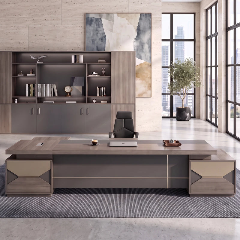 Eyer desk in a stone tower office with a city view, photo 4