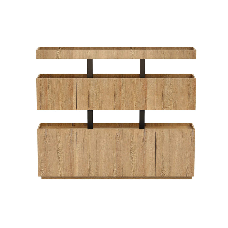 Estantería de pared para biblioteca Finn de 53 a 95