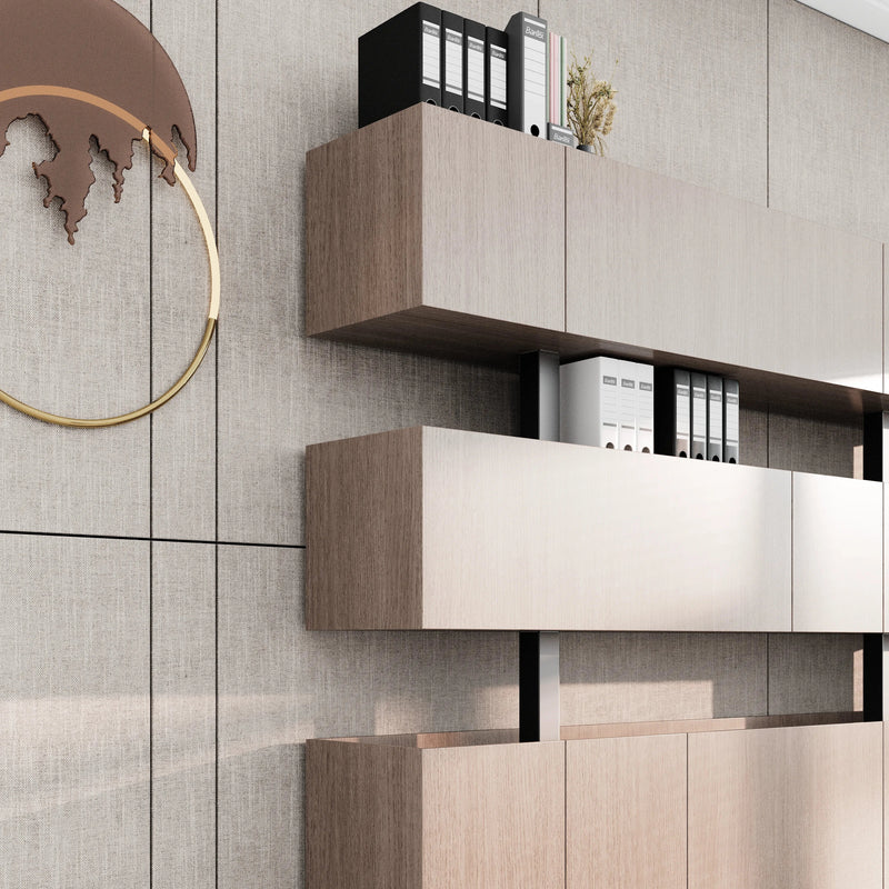 Estantería de pared para biblioteca Finn de 53 a 95