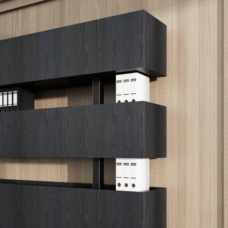 Estantería de pared para biblioteca Finn de 53 a 95