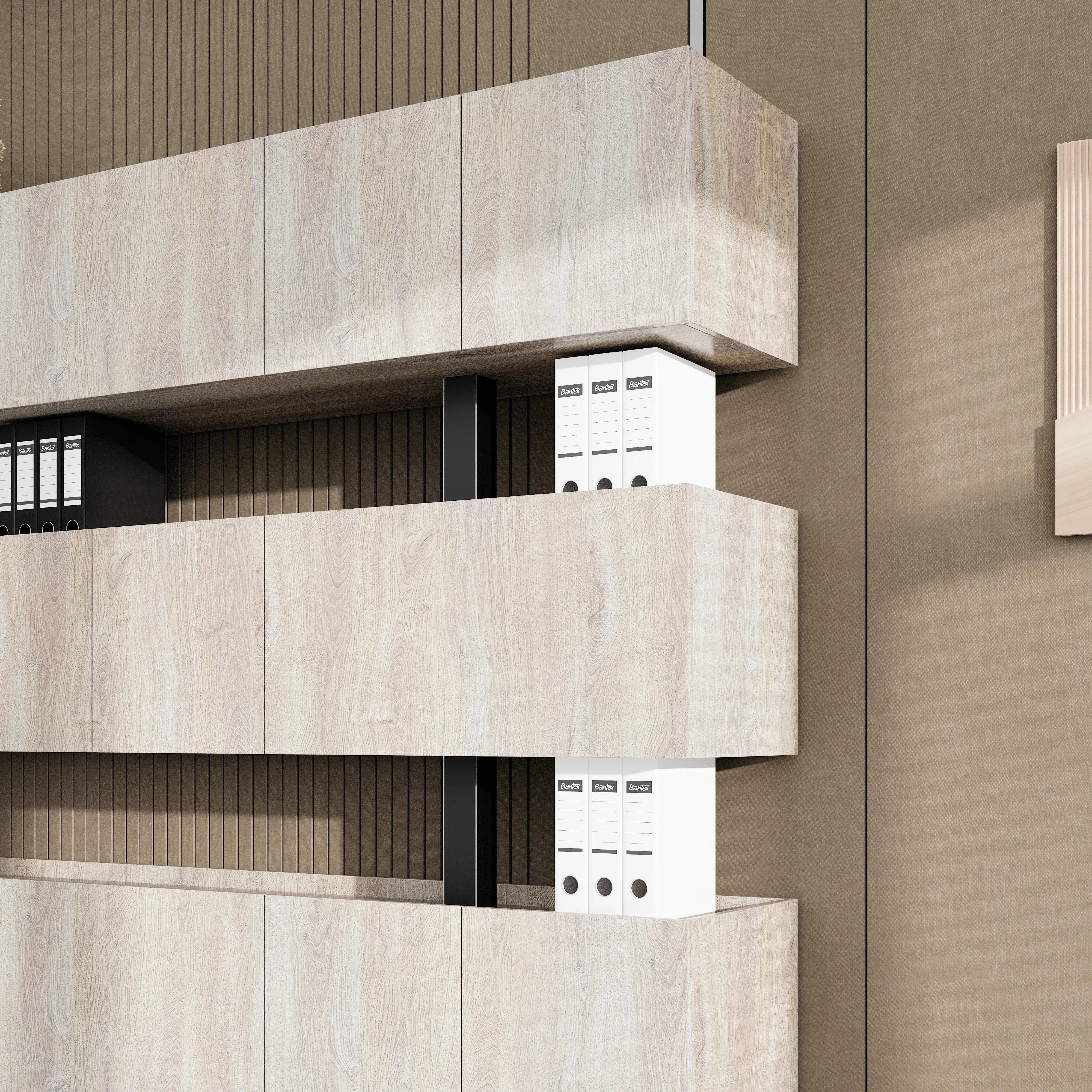 Estantería de pared para biblioteca Finn de 53 a 95