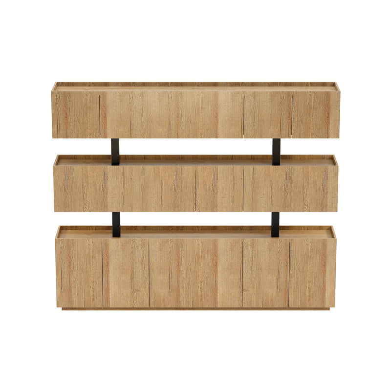 Estantería de pared para biblioteca Finn de 53 a 95