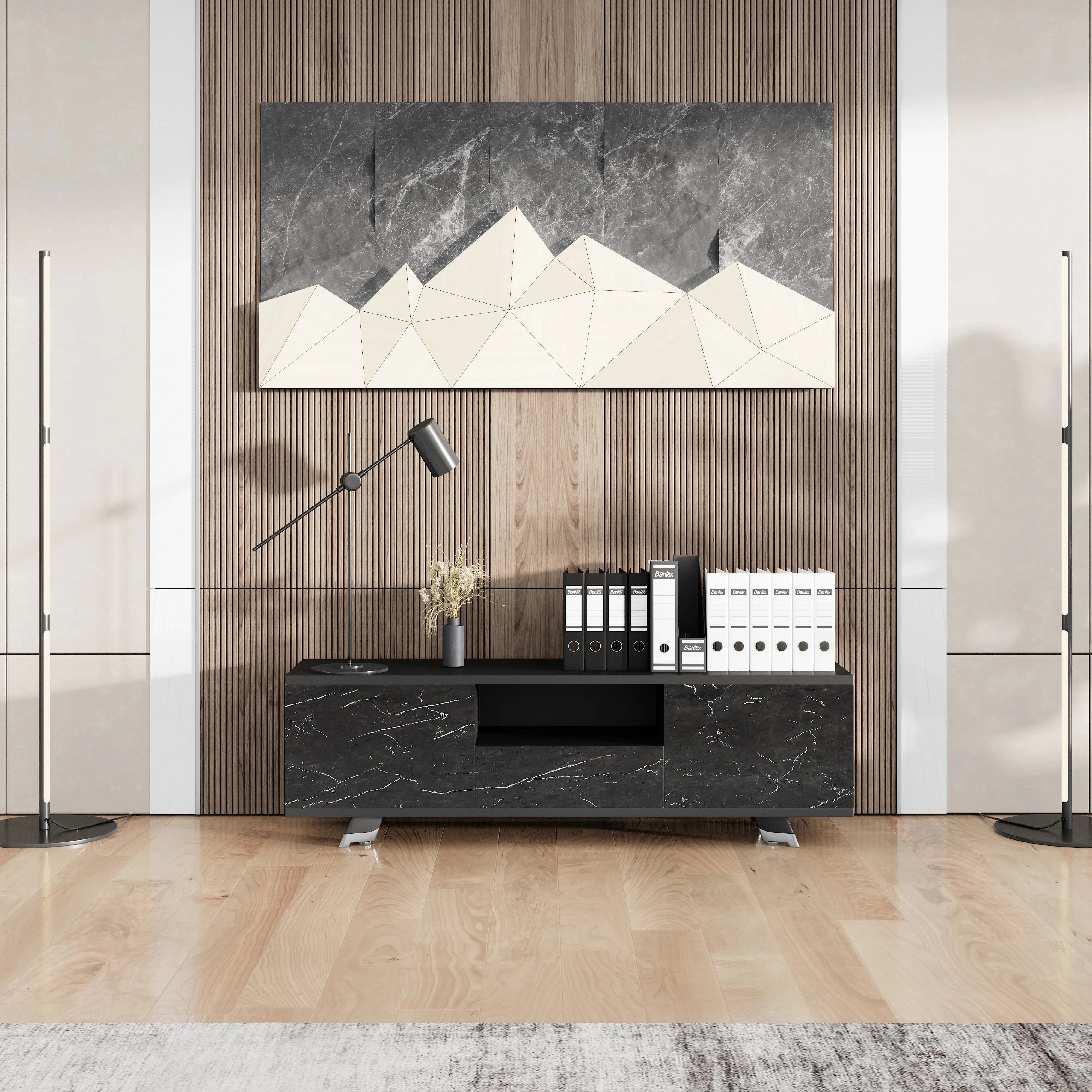 Francis ยท Office Sideboard Console Table w/ Storage