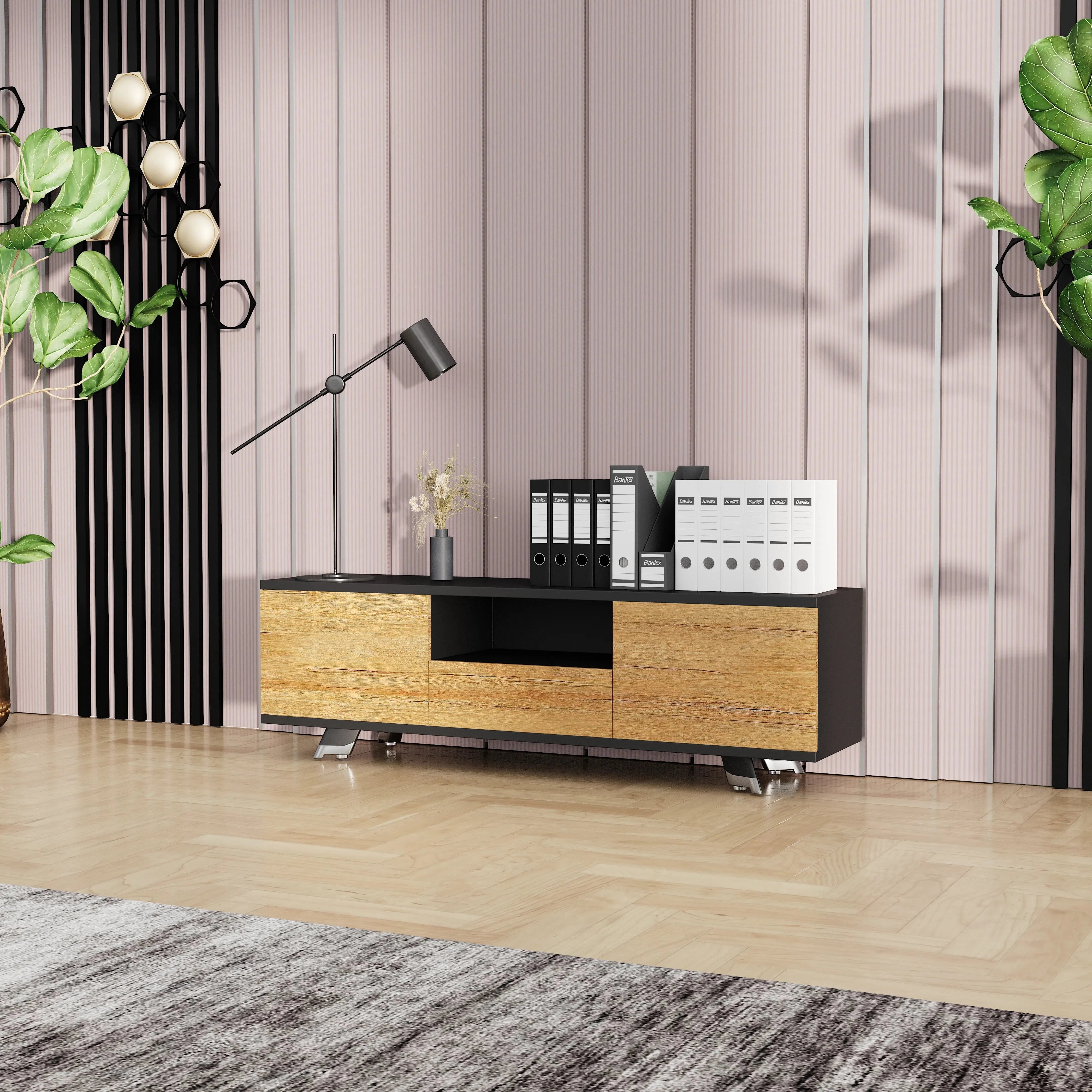 Francis ยท Office Sideboard Console Table w/ Storage