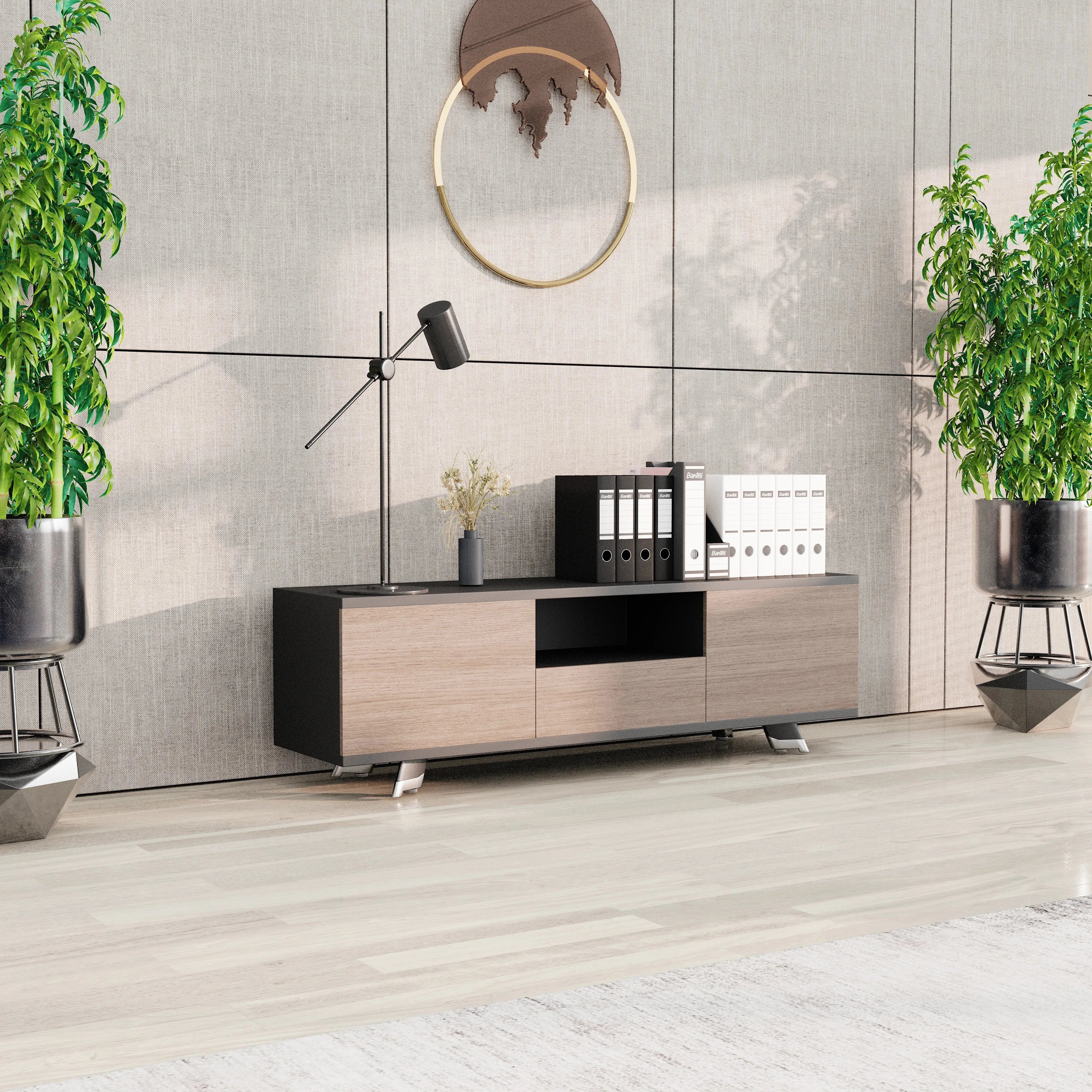 Francis ยท Office Sideboard Console Table w/ Storage