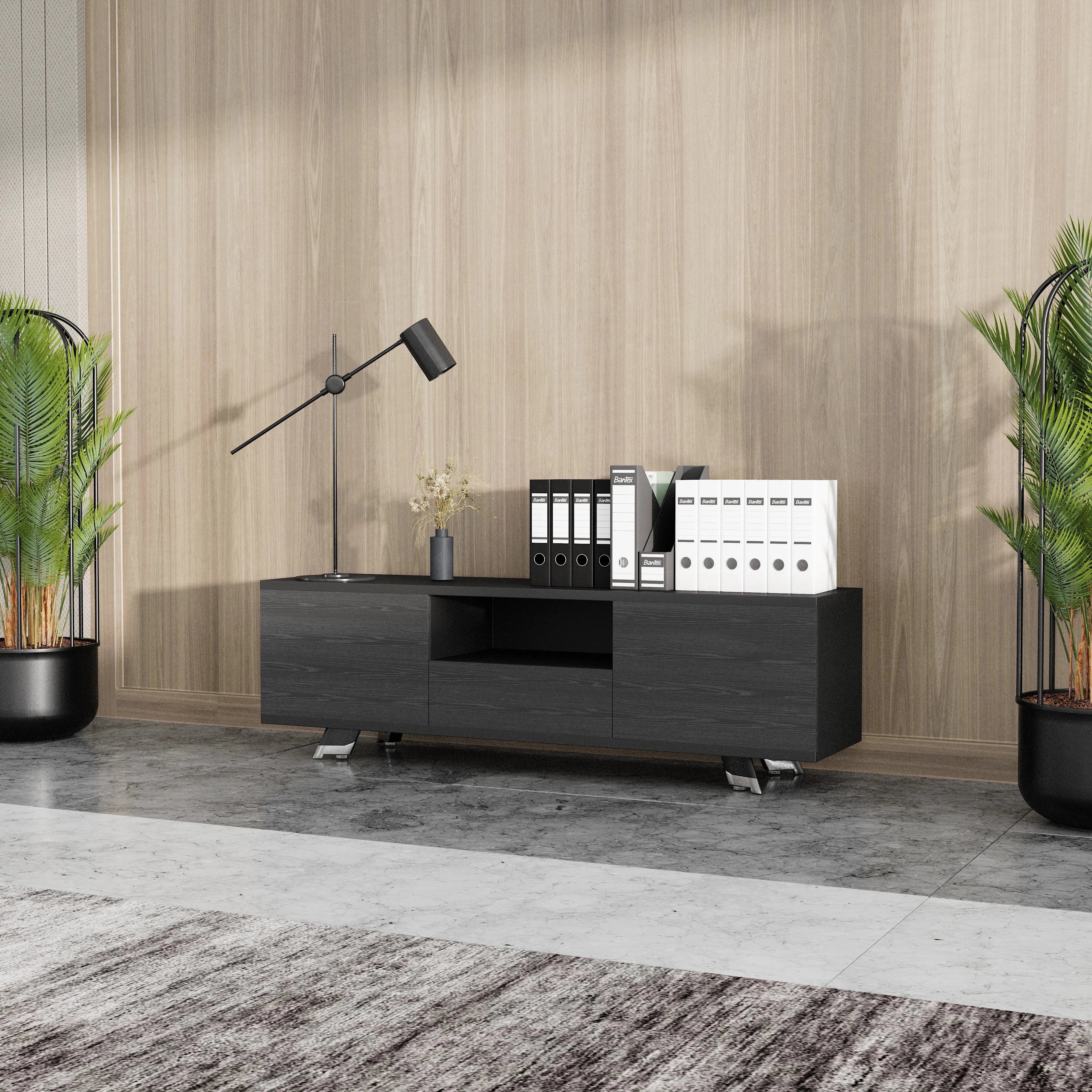 Francis ยท Office Sideboard Console Table w/ Storage
