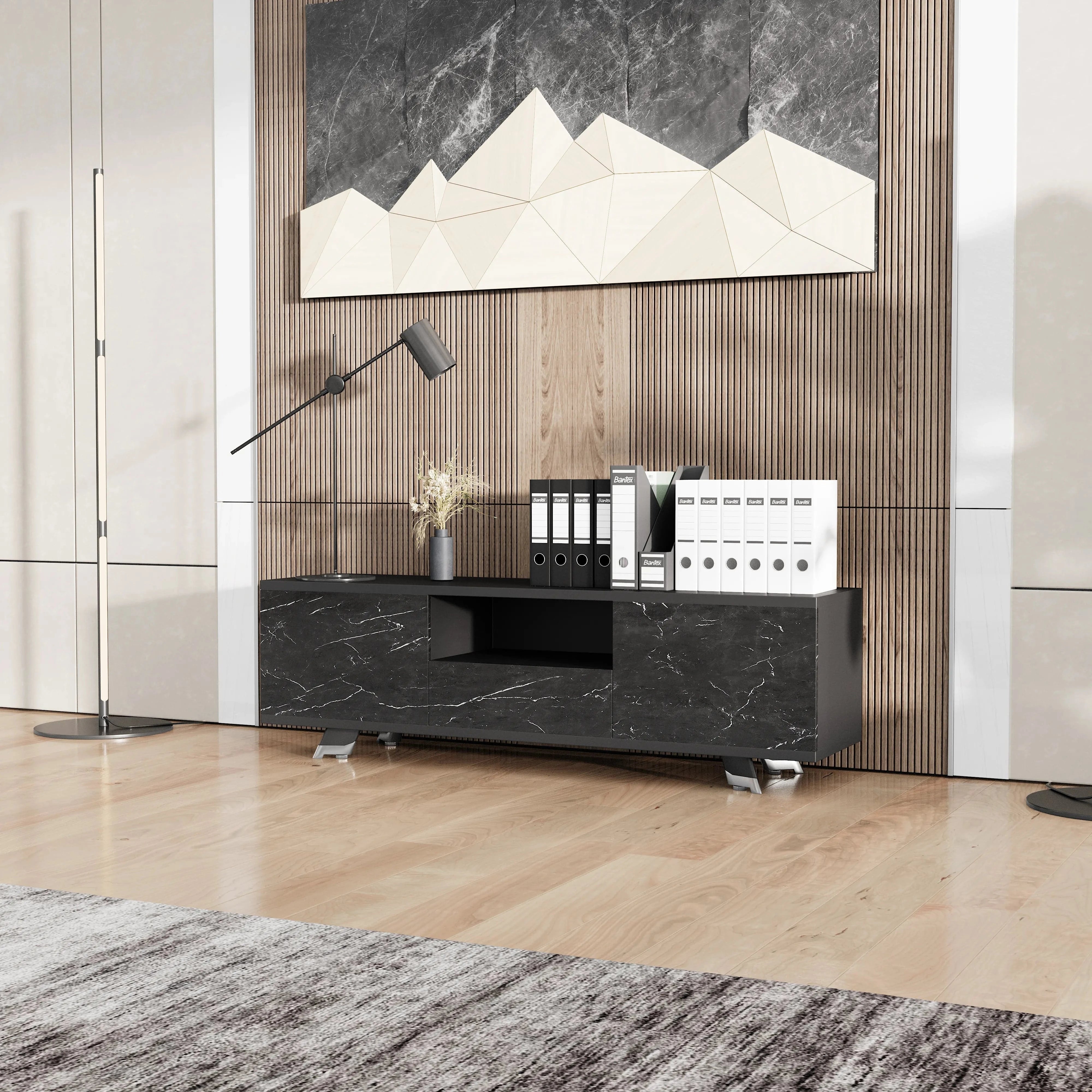 Francis ยท Office Sideboard Console Table w/ Storage