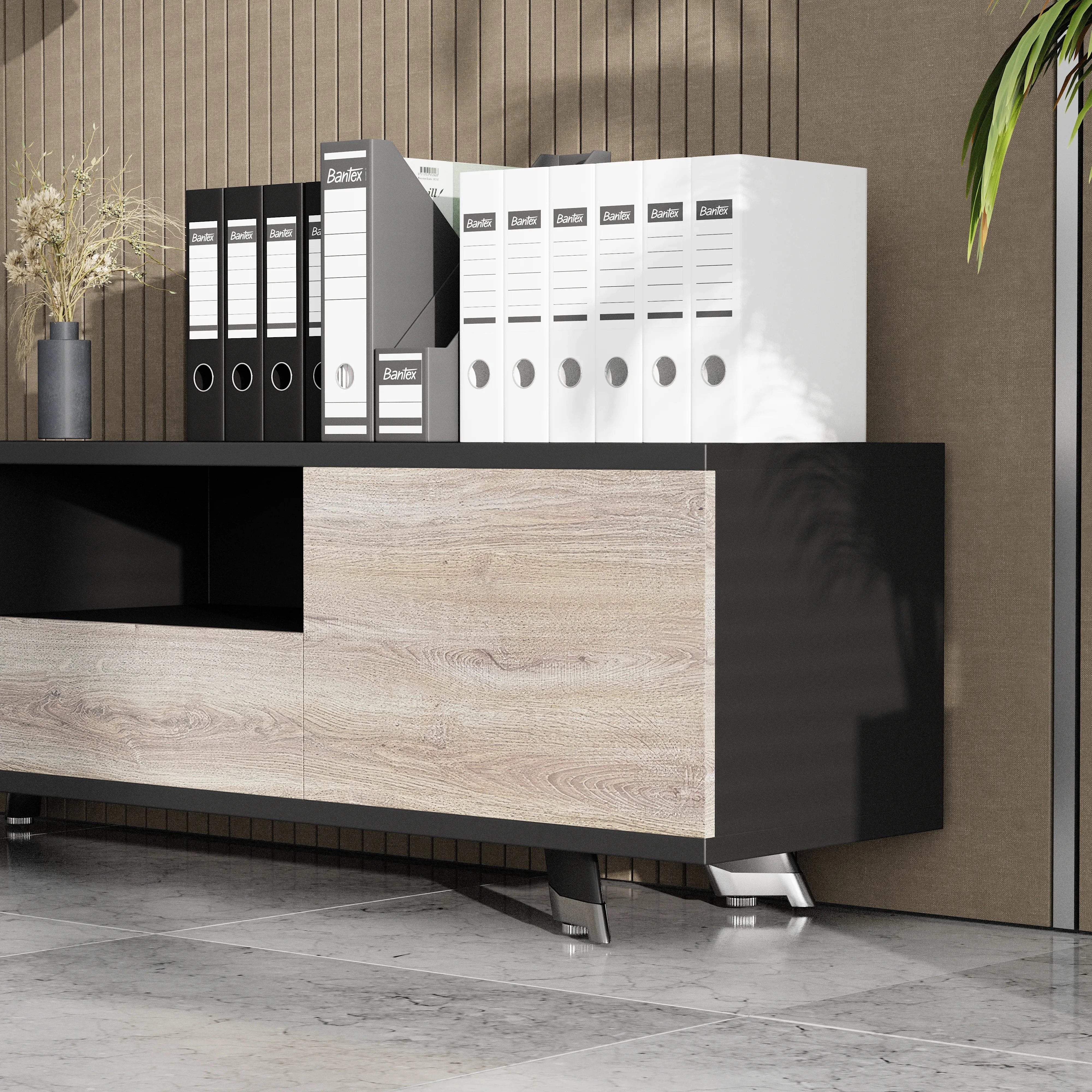 Francis ยท Office Sideboard Console Table w/ Storage