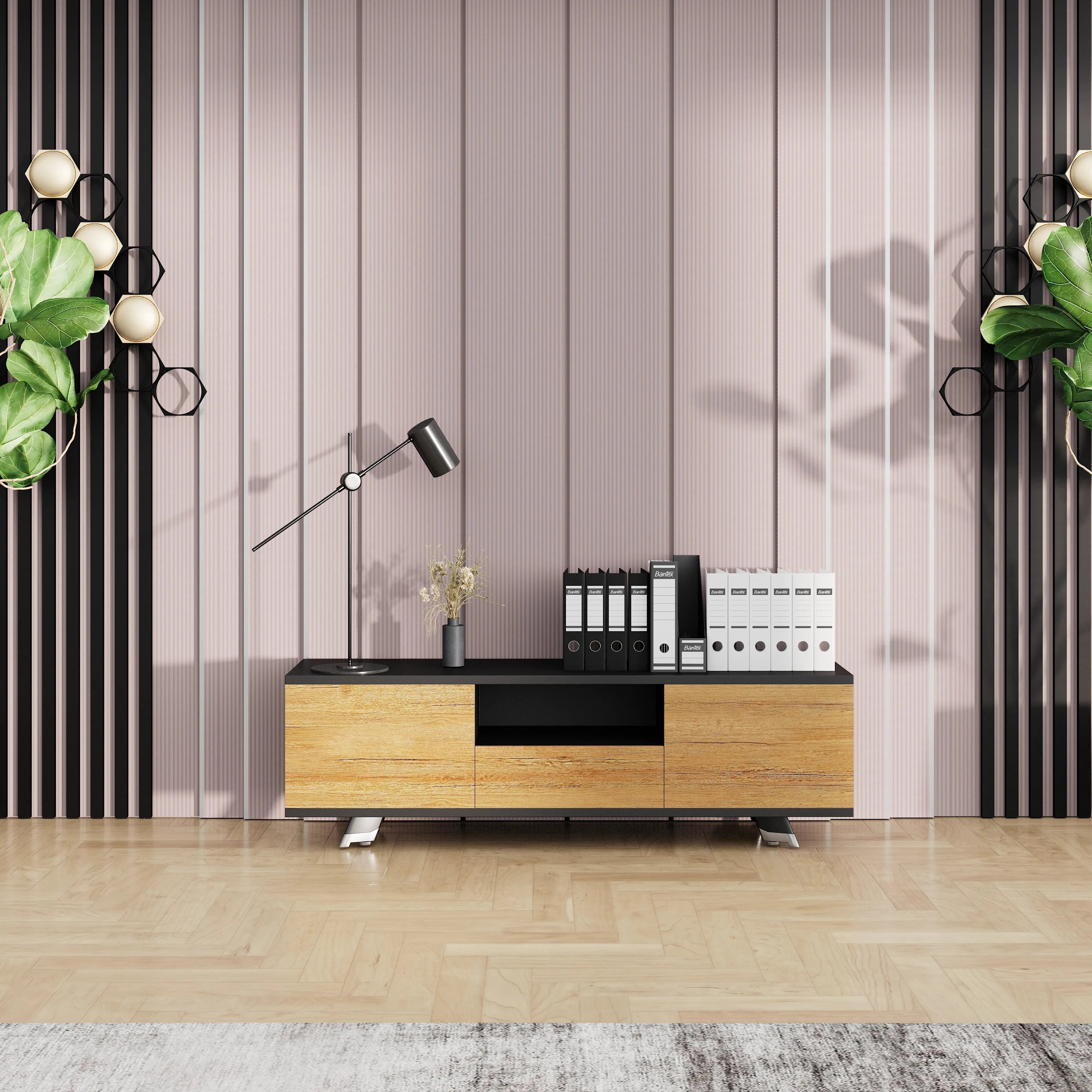 Francis ยท Office Sideboard Console Table w/ Storage