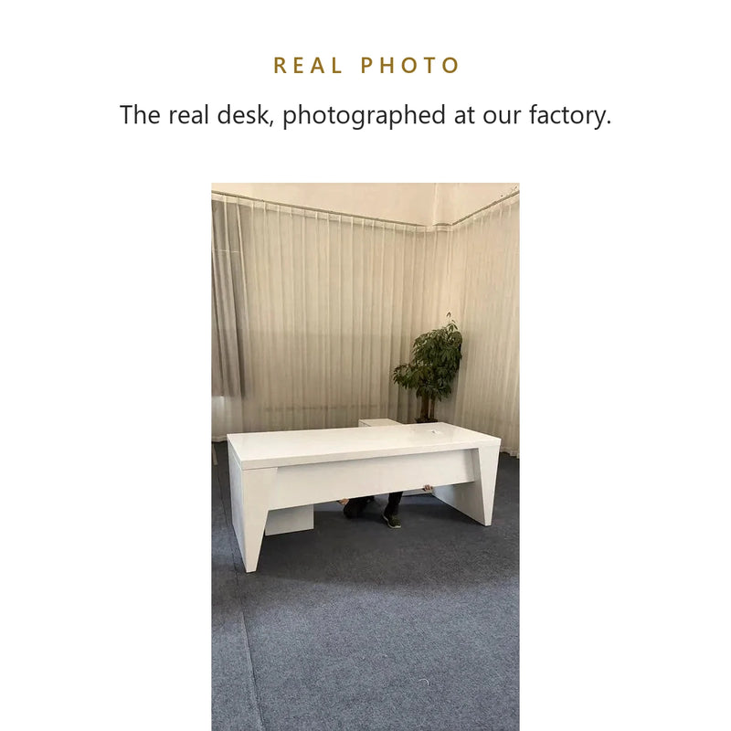 Real photo of the Newton desk, taken at our factory