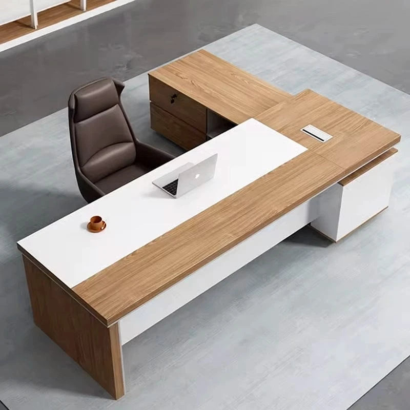 Gabriela · Modern L-Shaped Executive Desk
