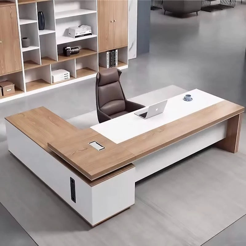 Lynx · Modern L-Shaped Executive Desk