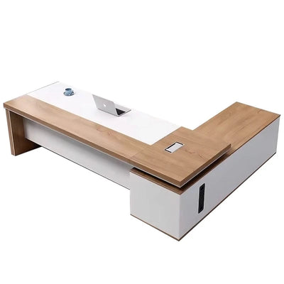Gabriela ยท Modern L-Shaped Executive Desk