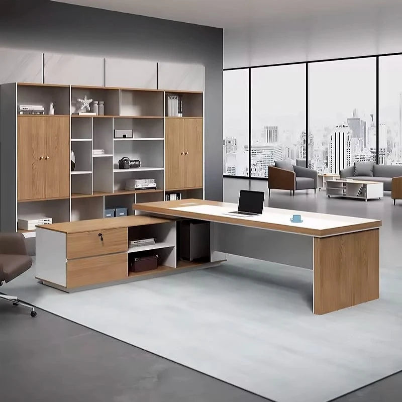Gabriela · Modern L-Shaped Executive Desk