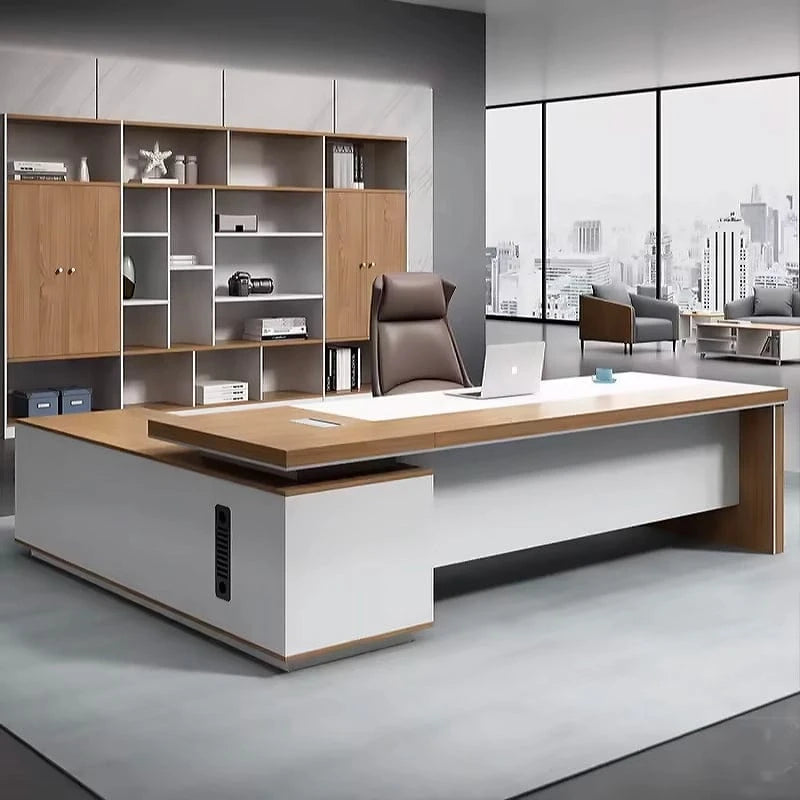 Gabriela · Modern L-Shaped Executive Desk