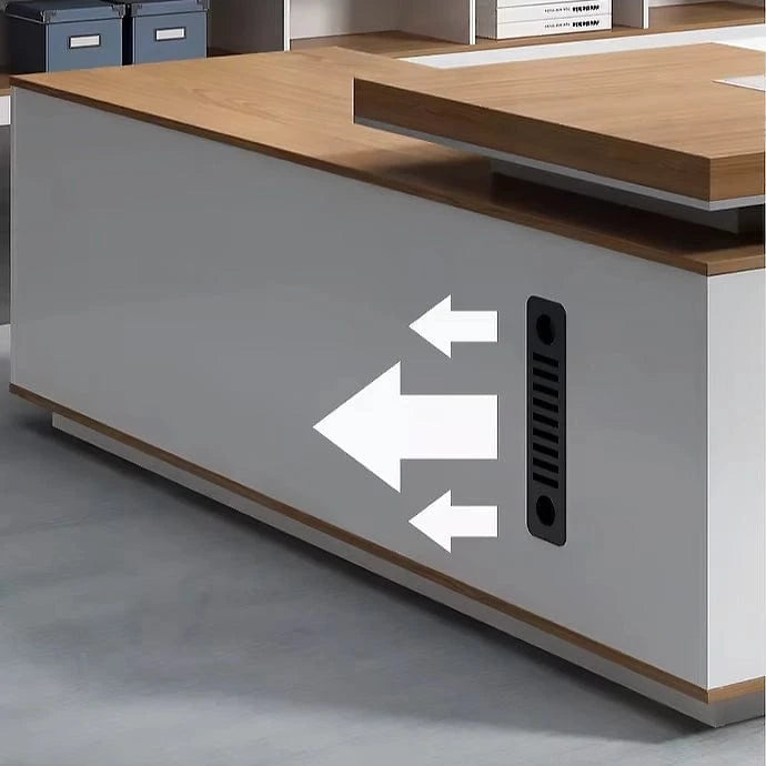 Lynx · Modern L-Shaped Executive Desk