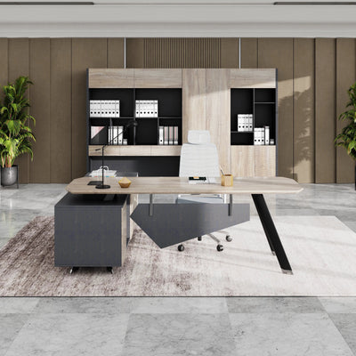 Genesis ยท Modern L-Shaped Executive Desk