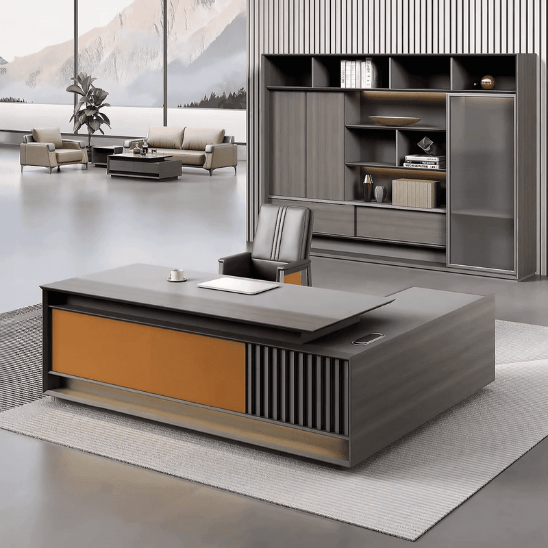George · Modern L-Shaped Executive Desk