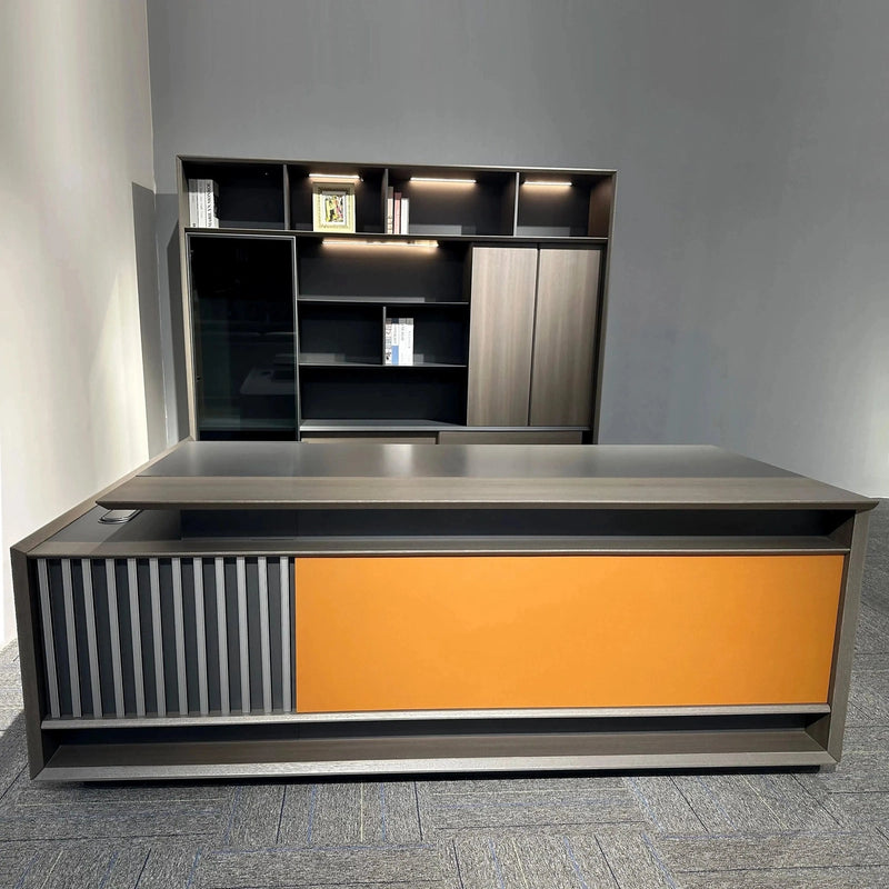 George · Modern L-Shaped Executive Desk
