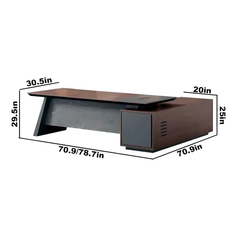 Gord ยท Modern L-Shaped Executive Desk
