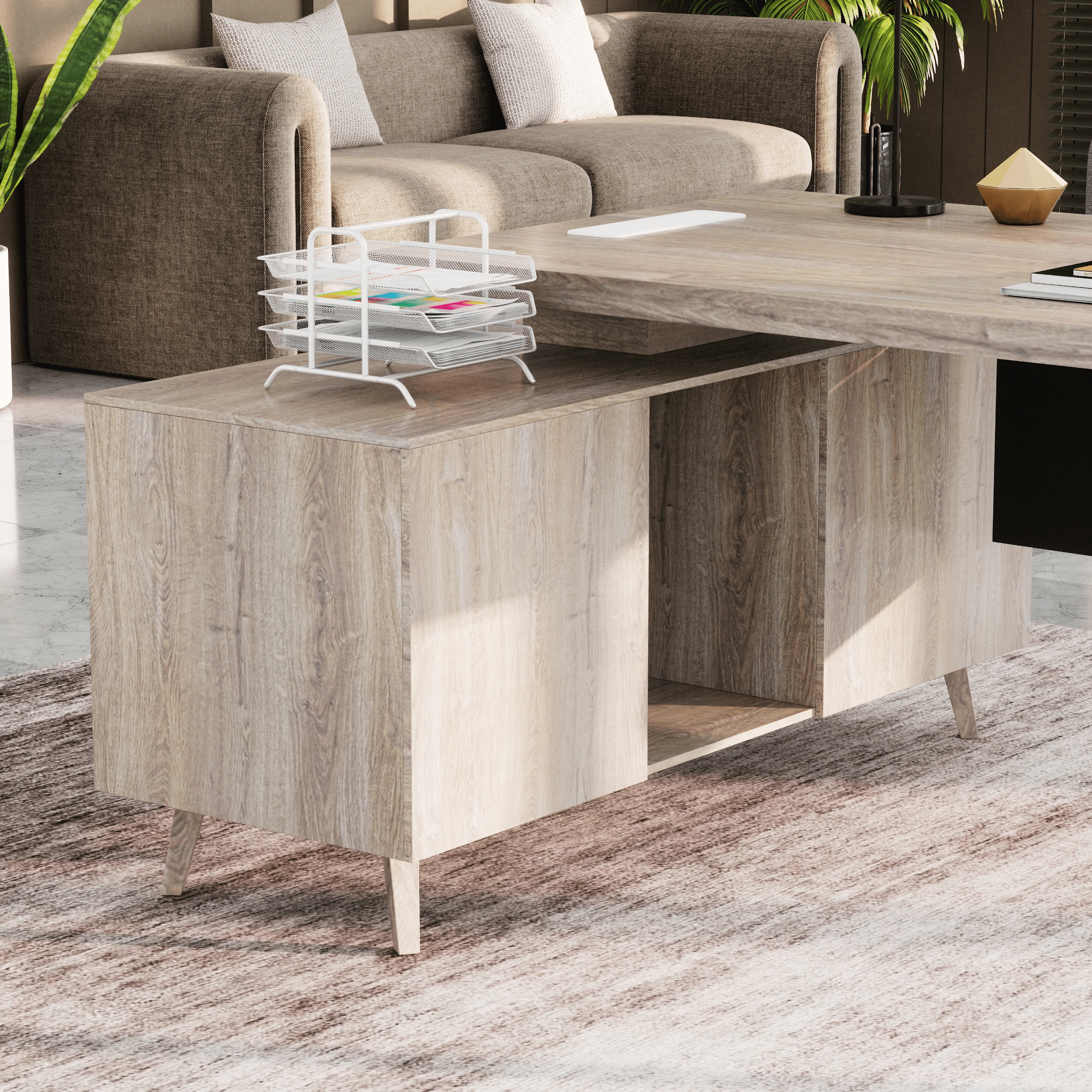Granger · Modern L-Shaped Executive Desk