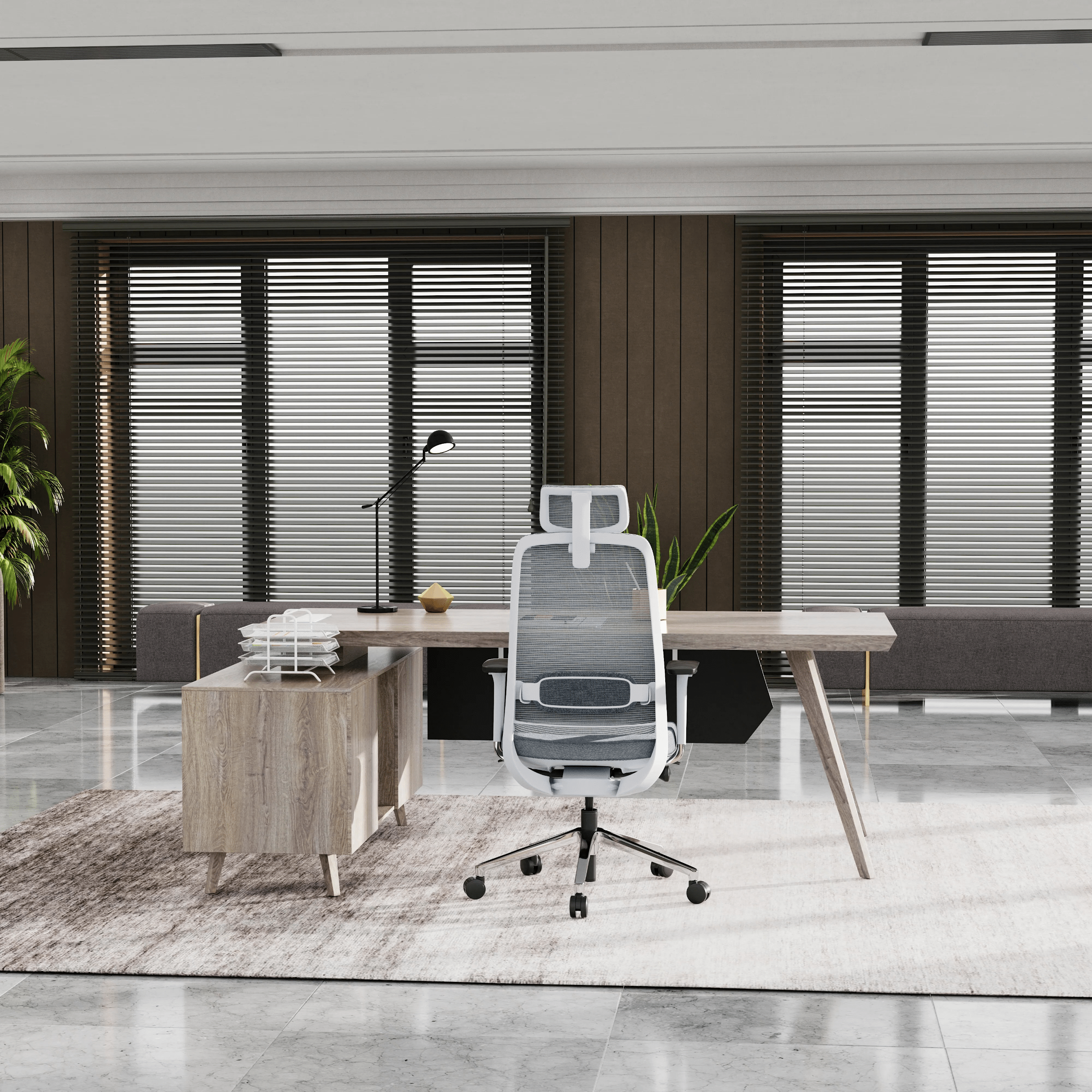 Granger · Modern L-Shaped Executive Desk