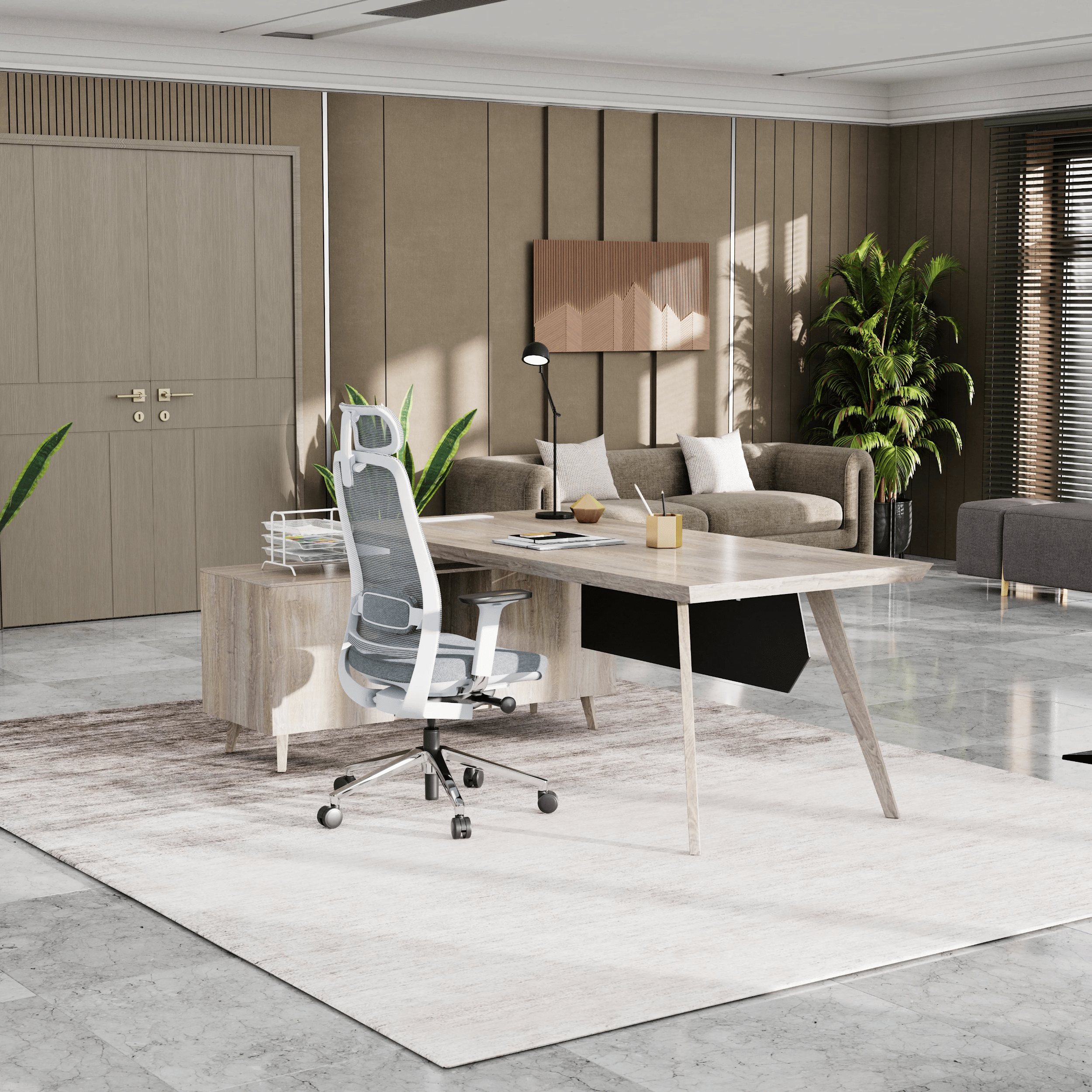 Granger · Modern L-Shaped Executive Desk