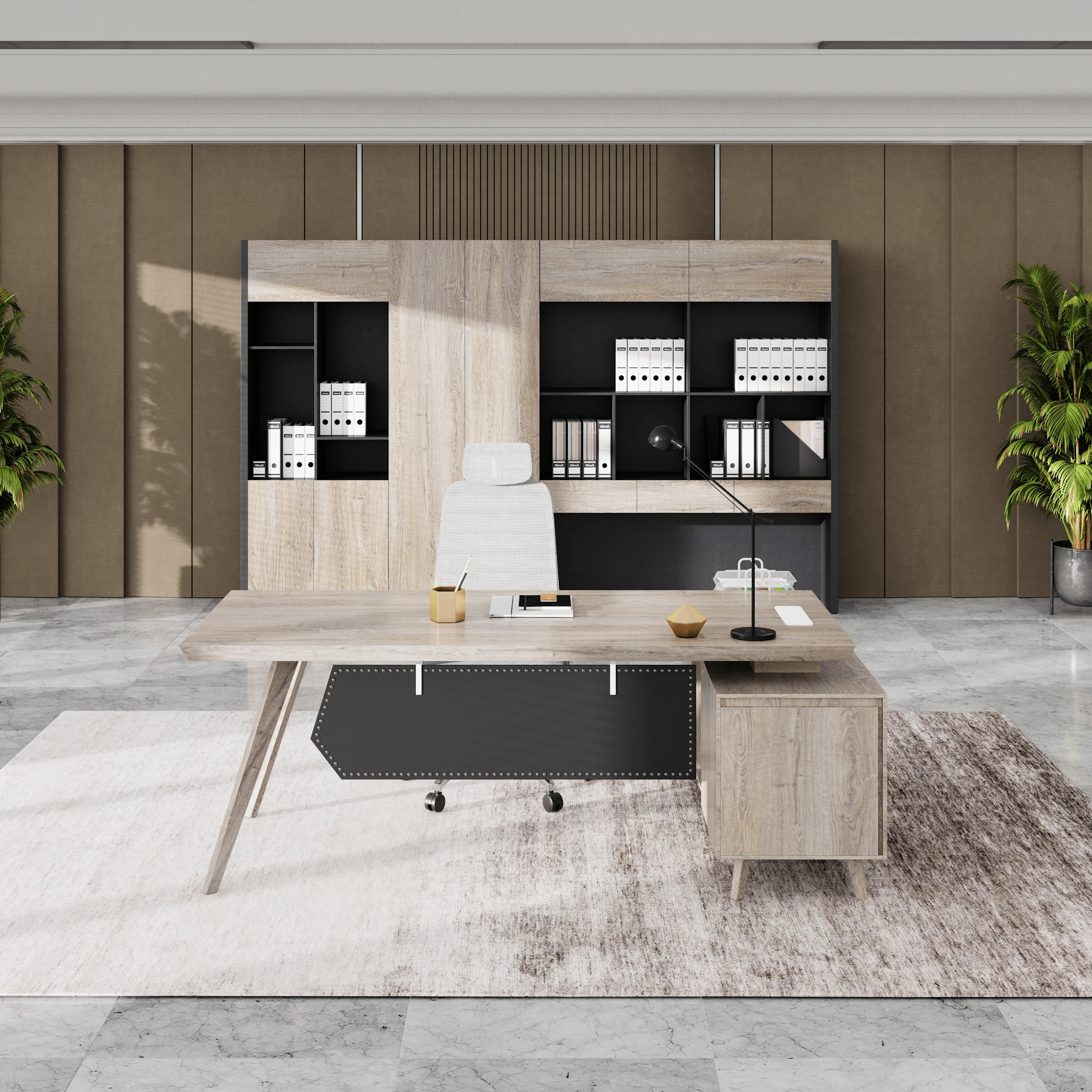 Granger · Modern L-Shaped Executive Desk
