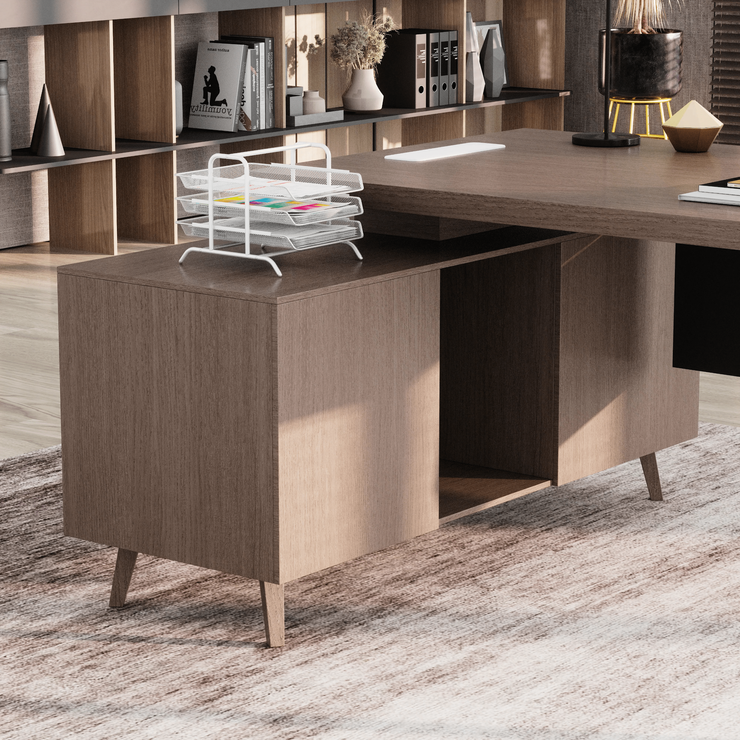 Granger · Modern L-Shaped Executive Desk