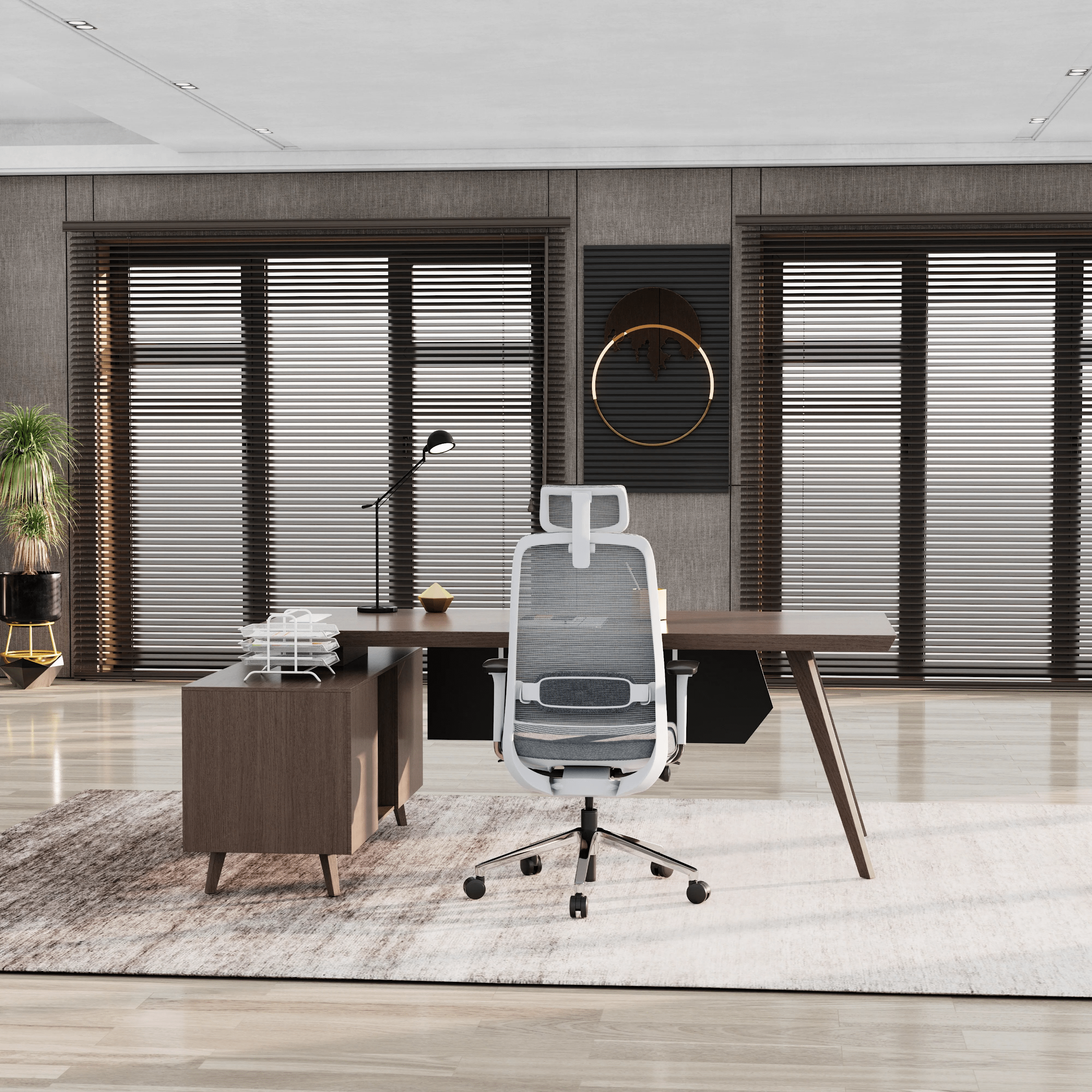 Granger · Modern L-Shaped Executive Desk