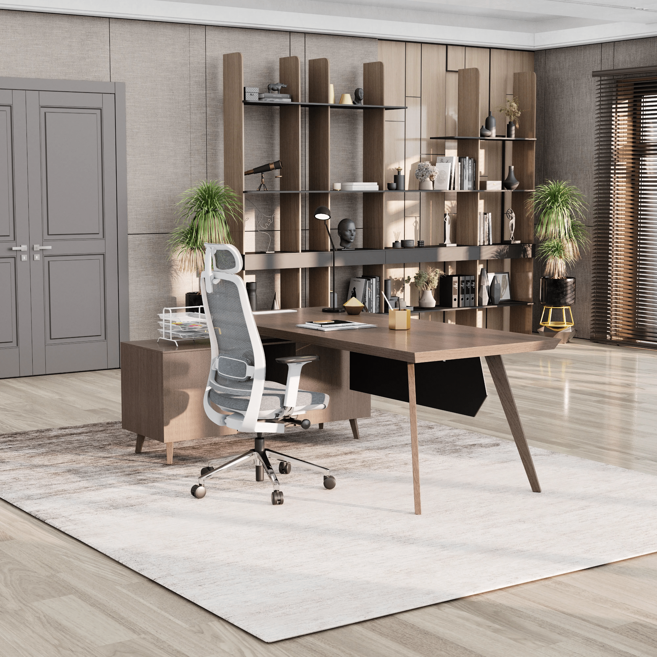 Granger · Modern L-Shaped Executive Desk